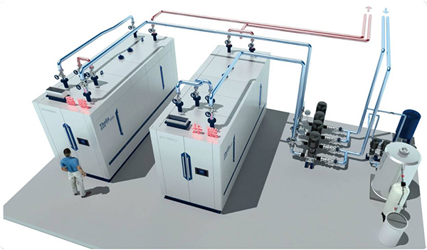鍋爐系統圖